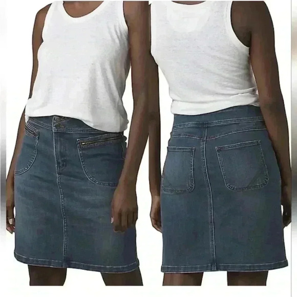 New Prana Denim Broadway Skirt - Picture 1 of 9